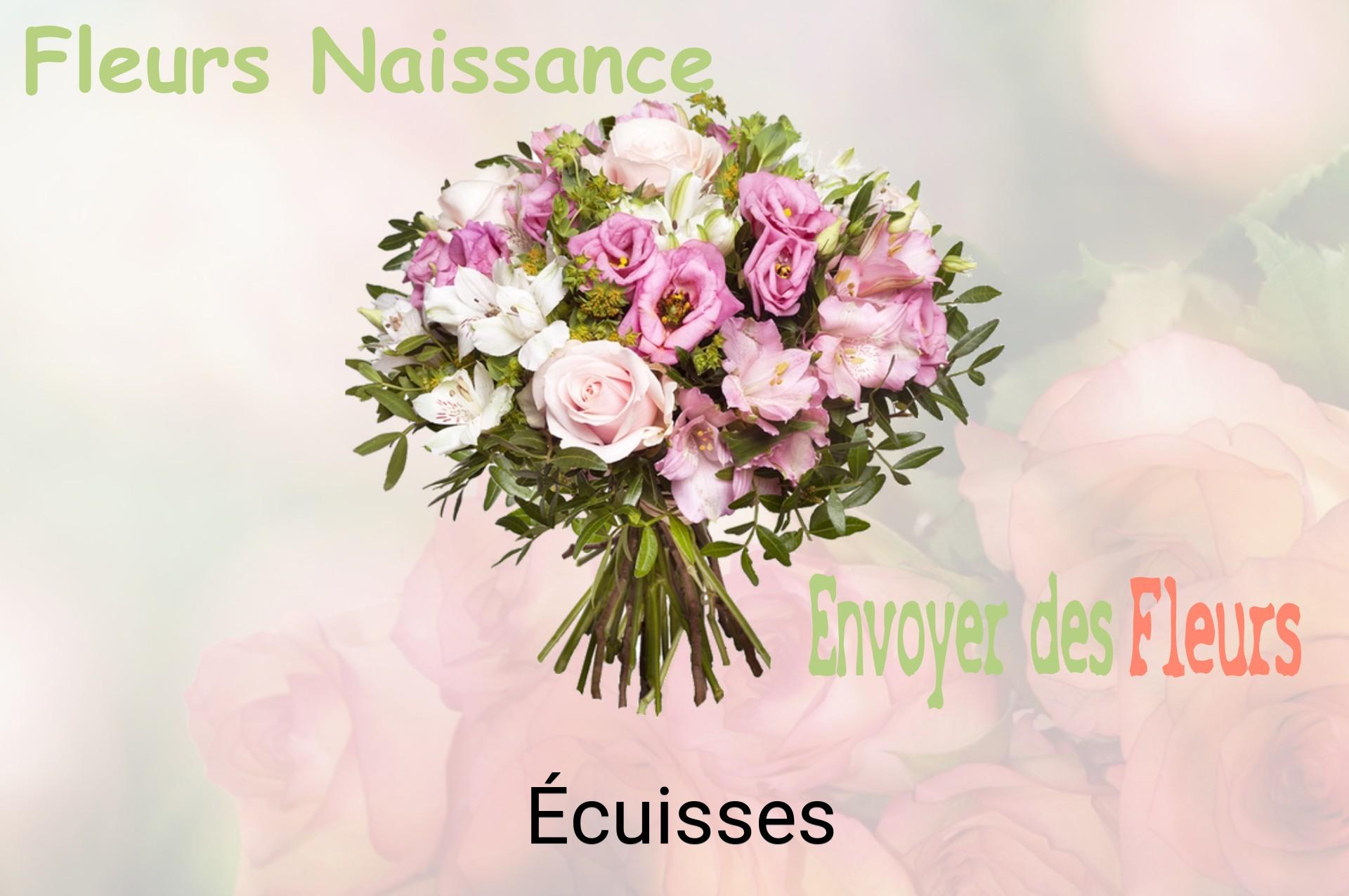Bouquet de fleurs de naissance livré à Écuisses